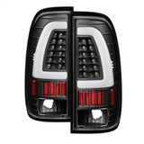 xTune Ford F150 Styleside 97-03 Light Bar LED Tail Lights - Black ALT-ON-FF15097-LBLED-BK - 5082084