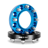 Mishimoto Borne Off-Road Wheel Spacers 8X165.1 121.3 25 M14 Blu - BNWS-006-250BL