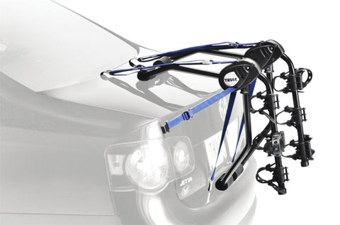 Thule Passage 2 - Hanging Strap-Style Trunk Bike Rack (Up to 2 Bikes) - Black - 910XT