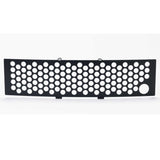 Putco 11-14 Ford F-150 - EcoBoost Bumper Grille Inserts - Black SS Punch w/ Heater Plug Opening - 88182FP