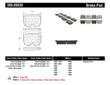 StopTech Performance Brake Pads - 309.09830