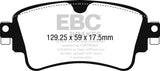 EBC 2018+ Audi A4 Allroad Quattro 2.0L Turbo Redstuff Rear Brake Pads - DP32254C