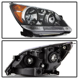 xTune 08-10 Honda Odyssey OEM Style Headlights - Black (HD-JH-HODY08-OE-BK) - 9042737