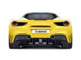 Akrapovic 16-17 Ferrari 488 GTB/488 Spyder Slip-On Line (Titanium) w/ Carbon Tips - MTP-FE488H