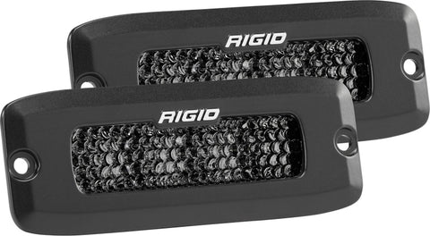 Rigid Industries SR-Q Series PRO Midnight Edition - Spot - Diffused - Pair - 925513BLK