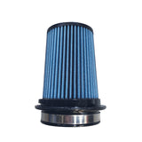 Injen SuperNano-Web Air Filter 4.0in ID/ 6.5in Twist Lock Base / 6.75in Height / 4in Top - X-1115-BB