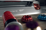 KW 04-05 Porsche Carrera GT Special Edition HLS4 V5 Coilover Kit w/ Red & Blue Springs - 3097140A