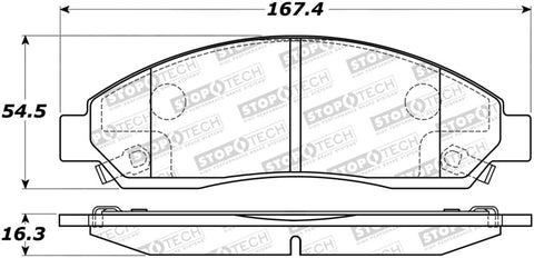 StopTech Street Brake Pads - 308.10390