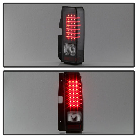 Xtune Hummer H3 06-09 ( Non H3T ) LED Tail Lights Black ALT-ON-HH306-LED-BK - 5017697