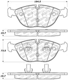 StopTech Performance Brake Pads - 309.06820