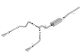 Borla 19 Chevrolet Silverado/GMC Sierra 1500 6.2L SS Touring Catback Exhaust - Square Chrome Tips - 140782