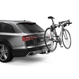 Thule Helium Pro 3 - Hanging Hitch Bike Rack w/HitchSwitch Tilt-Down (Up to 3 Bikes) - Silver - 9043PRO