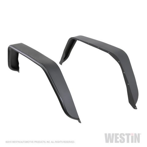 Westin 2020 Jeep Gladiator Tube Fenders - Rear - Textured Black - 62-1065