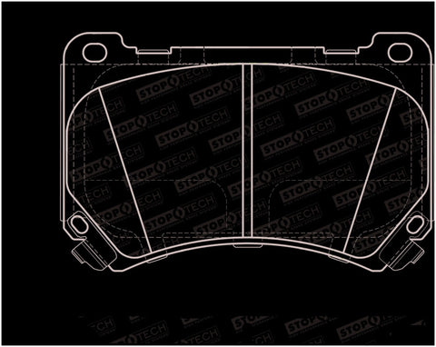 StopTech Street Brake Pads - 308.13960