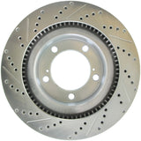 StopTech Select Sport 07-17 Toyota Tundra Sport Slotted & Drilled Front Left Rotor - 227.44156L