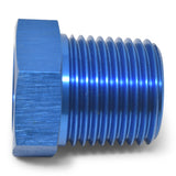 Russell Performance 3/8in Male to 1/8in Female Pipe Bushing Reducer (Blue) - 661570