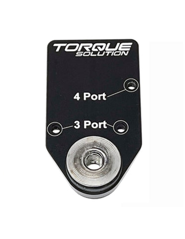 Torque Solution Billet MAC Valve Mount Bracket - For 3/4 Port MAC Solenoid Valves - TS-UNI-646