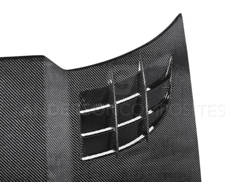 Anderson Composites 10-13 Chevy Camaro TTII-Style Carbon Fiber Hood - AC-HD1011CHCAM-TTII