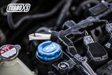 Turbo XS 2016+ Honda Civic Blue Oil Cap - HC-OC-BLU-SI