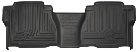 Husky Liners 07-13 Toyota Tundra Crew Cab / Ext Cab WeatherBeater Black 2nd Seat Floor Liners - 19591