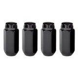 McGard Hex Lug Nut (Cone Seat) M14X1.5 / 22mm Hex / 1.945in. Length (4-Pack) - Black - 64024