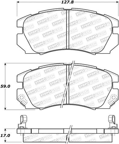 StopTech Street Brake Pads - Front - 308.05630