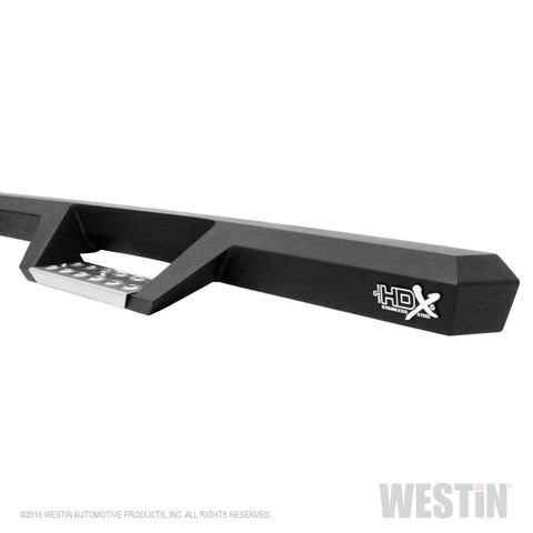 Westin 2019 Chevrolet Silverado/Sierra 1500 Crew Cab Drop Nerf Step Bars - Textured Black - 56-141352