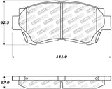 StopTech Street Touring Brake Pads - 308.04760