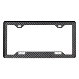 Mishimoto Carbon Fiber License Plate Frame - Matte - MMPROMO-FRAME-CF-M