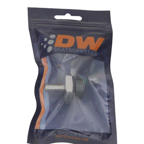 DeatschWerks 10AN ORB Male to 5/16in Male Barb Fitting - Anodized DW Titanium - 6-02-0513