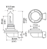 Hella Bulb H9 12V 65W XEN YLW - H71071092