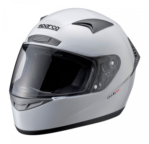 Sparco Helmet Club X1-DOT M White - 003319DOT2M