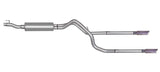 Gibson 02-05 Dodge Ram 1500 SLT 4.7L 2.5in Cat-Back Dual Split Exhaust - Stainless - 66504