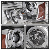 Spyder Dodge Ram 1500 09-14 10-14 Projector Headlights Halogen- LED Halo LED - Chrm PRO-YD-DR09-HL-C - 5010049