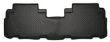 Husky Liners 08-12 Toyota Highlander Classic Style 2nd Row Black Floor Liners (One Piece Unit) - 65881