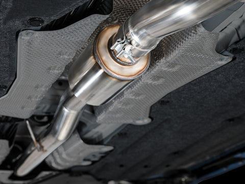 AWE Tuning 2023 Honda Civic Type R FL5 Track Edition Exhaust w/ Triple Chrome Silver Tips - 3020-52287