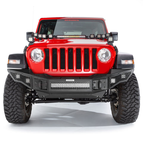 Go Rhino 07-20 Jeep Wrangler JL/JLU/JK/JKU/Gladiator JT Rockline Full Width Bumper - 331200T