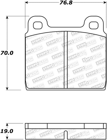 StopTech Street Brake Pads - 308.00451