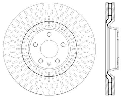 StopTech Drilled Sport Brake Rotor - 128.33134R