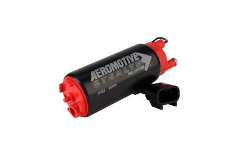Aeromotive 340 Series Stealth In-Tank E85 Fuel Pump - Offset Inlet - Inlet Inline w/Outlet - 11542