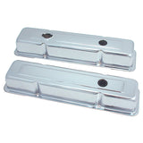 Spectre SB Chevy OEM Valve Cover Set - Chrome - 5258