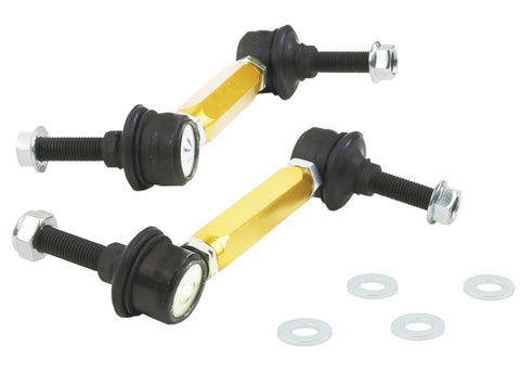 Whiteline Universal Sway Bar End Link Kit - 130-155mm Heavy Duty Adjustable - 10mm Ball Studs - KLC140-135