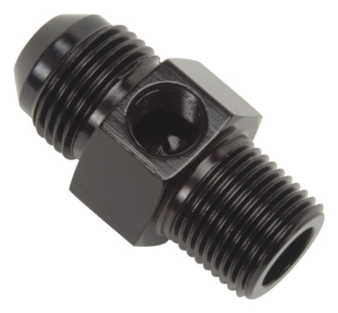 Russell Performance -6 AN Flare to 3/8in Pipe Pressure Adapter (Black) - 670063