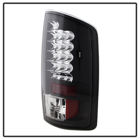 Spyder Dodge Ram 07-08 1500/Ram 07-09 2500/3500 LED Tail Lights Black ALT-YD-DRAM06-LED-BK - 5002617