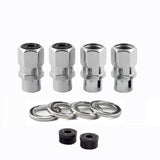 McGard Hex Lug Nut (Drag Racing Short Shank) 7/16-20 / 13/16 Hex / 1.6in. Length (4-Pack) - Chrome - 60128