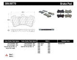 StopTech Performance Porsche Brake Pads - 309.09770