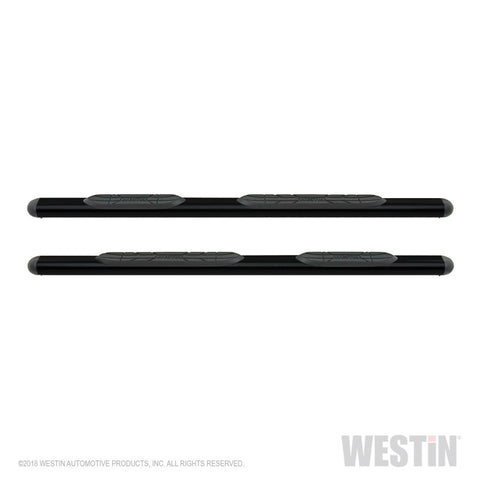 Westin Premier 4 Oval Nerf Step Bars - 85 in - Black - 22-5035