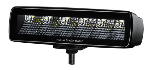 Hella Universal Black Magic 6 L.E.D. Mini Light Bar - Flood Beam - 358176201