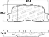 StopTech Street Brake Pads - 308.08851