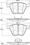 StopTech Street Brake Pads - Front/Rear - 308.14430